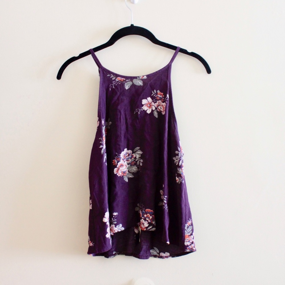 ❌SOLD ❌Floral open back cami